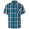 Bigdude Short Sleeve Check Shirt Green