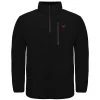 Bigdude 1/4 Zip Fleece Pullover Black -Urban Fit Shop a85528a4 fleece zip neck pullover front black202