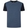 Bigdude Hounds Tooth Smart T-Shirt Navy -Urban Fit Shop add288a3 nocodenavy 1