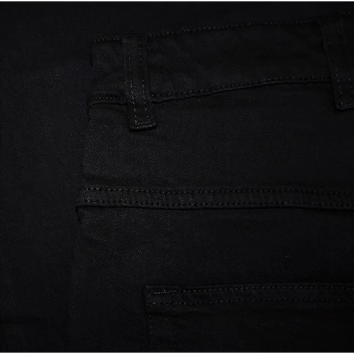 Bigdude Loose Fit Straight Cut Stretch Jeans Black 9 Bigdude Loose Fit Straight Cut Stretch Jeans Black - Image 7
