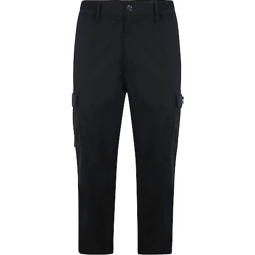 Bigdude Elasticated Waist Cargo Trousers Dark Navy 3 Bigdude Elasticated Waist Cargo Trousers Dark Navy