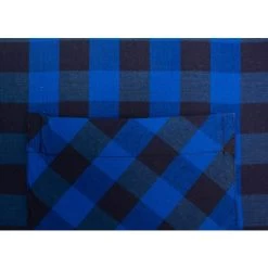 Bigdude Gingham Long Sleeve Shirt Blue Tall -Urban Fit Shop b15585f2 img 8822