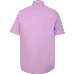 Bigdude Classic Short Sleeve Poplin Shirt Violet -Urban Fit Shop b17e08d3 m30a6861