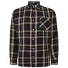 Bigdude Long Sleeve Check Flannel Shirt Navy