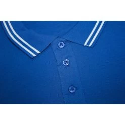 Bigdude Tipped Polo Shirt Royal Blue Tall -Urban Fit Shop b2c2f408 bd20tp01 16 royalblue 1