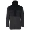 Bigdude Colour Block Polar Fleece Black/Charcoal