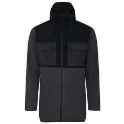 Bigdude Colour Block Polar Fleece Black/Charcoal