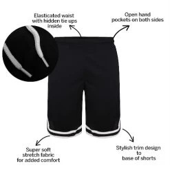 Bigdude Performance Shorts Black -Urban Fit Shop b46f9f5d bd21sh1420black