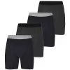 Bigdude 4 Pack Print Trunk Boxer Shorts Black -Urban Fit Shop b4e54066 new8daca563 bd23uw01 01