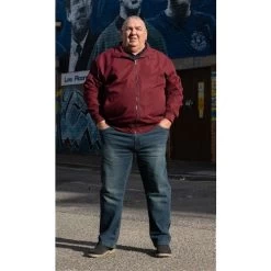 Bigdude Harrington Jacket Burgundy -Urban Fit Shop b5044a62 dsc07203