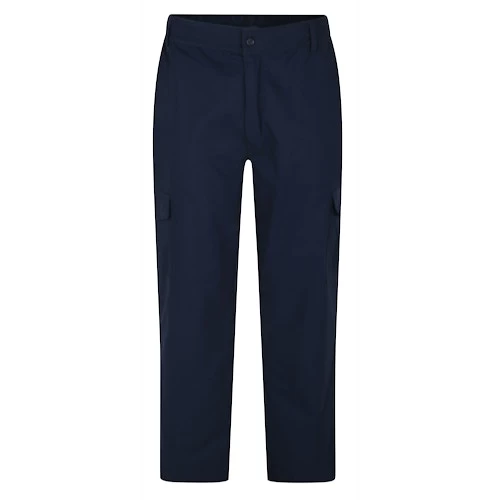 Bigdude Elasticated Waist Cargo Trousers Navy 3 Bigdude Elasticated Waist Cargo Trousers Navy