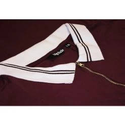 Bigdude Jersey Zip Polo Burgundy -Urban Fit Shop b7e01231 img 1696