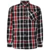 Bigdude Long Sleeve Check Flannel Shirt Red -Urban Fit Shop ba2de4cd bd23ls04 03 1
