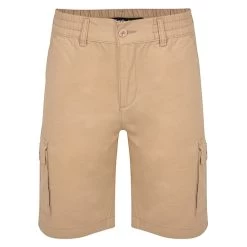 Bigdude Elasticated Waist Cargo Shorts Sand