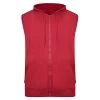 Bigdude Loop Back Sleeveless Hoody Burgundy Tall -Urban Fit Shop bd20sg01 10 1 2