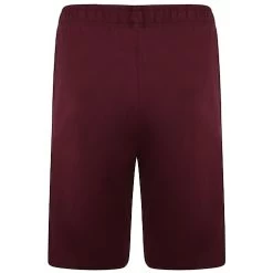 Bigdude Twin Pack Classic Pyjama Shorts Denim Marl/Burgundy -Urban Fit Shop bd20sh01 01 burgundy 2