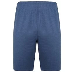 Bigdude Twin Pack Classic Pyjama Shorts Denim Marl/Burgundy -Urban Fit Shop bd20shb01 09 blue 1