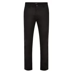 Bigdude Stretch Chino Trousers Black