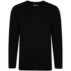 Bigdude Long Sleeve T-Shirt Black Tall