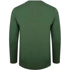 Bigdude Long Sleeve T-Shirt Deep Green Tall -Urban Fit Shop bd216t501 48 green 2