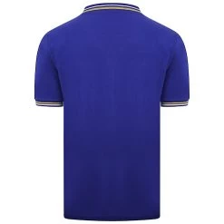 Bigdude Designer Tipped Polo Shirt Cobalt Blue -Urban Fit Shop bd21p04 j1 blue 2