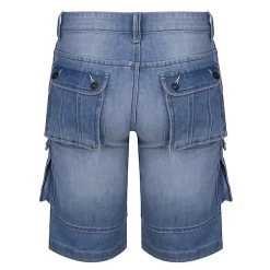Bigdude Cargo Denim Shorts Light Wash -Urban Fit Shop bd21sh07 01 light wash 2