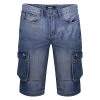 Bigdude Cargo Denim Shorts Mid Wash -Urban Fit Shop bd21sh07 02 midwash 1