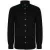 Bigdude Oxford Long Sleeve Shirt Black Tall -Urban Fit Shop bd21sls01 01 black 1 1