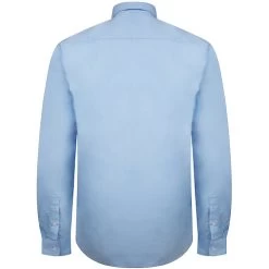 Bigdude Oxford Long Sleeve Shirt Light Blue Tall -Urban Fit Shop bd21sls01 07 lightblue 2 1