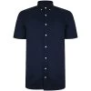 Bigdude Oxford Short Sleeve Shirt Navy Tall -Urban Fit Shop bd21sss01 02 navy 1 1
