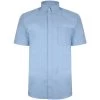 Bigdude Oxford Short Sleeve Shirt Light Blue