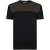 Bigdude Cut & Sew 2 Tone T-Shirt Black/Charcoal Tall -Urban Fit Shop bd21ts05 01 black 1