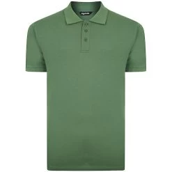 Bigdude Plain Polo Shirt Deep Green