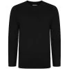 Bigdude Long Sleeve Marl T-Shirt Charcoal Tall -Urban Fit Shop bdt81p05 02 grey 1