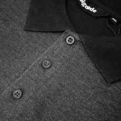 Bigdude Colour Block Polo Shirt Black -Urban Fit Shop c01b825e img 8095