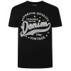 Bigdude Denim Print T-Shirt Black -Urban Fit Shop c721fece nocodedenimblack 1