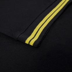 Bigdude Tipped Polo Shirt Black/Yellow -Urban Fit Shop c892f71f img 8218