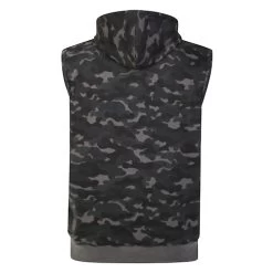 Bigdude Hooded Camo Gilet Charcoal -Urban Fit Shop cb094a25 greycamogillet 2