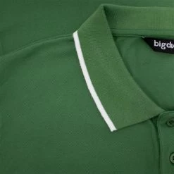 Bigdude Colour Block Pique Polo Deep Green -Urban Fit Shop cc210e56 img 8676