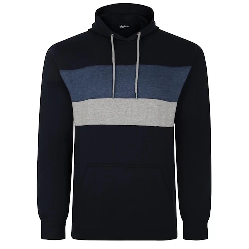 Urban Fit Shop -Urban Fit Shop ce0a0291 colourblockhoody navy 1