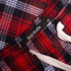 Bigdude Woven Checked Pyjama Set Navy -Urban Fit Shop cf18ff19 img 8980