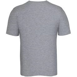Bigdude Plain Crew Neck T-Shirt Grey Tall -Urban Fit Shop crew tshirt grey back