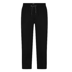 Bigdude Open Hem Joggers With Zip Black -Urban Fit Shop d01b8f8d bd22j08 01 black 1