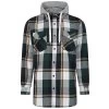 Bigdude Hooded Check Flannel Shirt Green -Urban Fit Shop d2f9f9da bd23ls03 02 1.jpg20edited