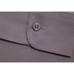 Bigdude Classic Long Sleeve Poplin Shirt Charcoal Tall -Urban Fit Shop d4c867df img 7999