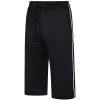 Bigdude Cropped Tricot Joggers Black