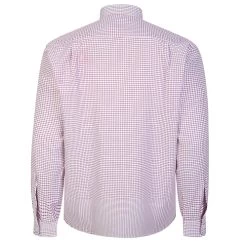 Bigdude Long Sleeve Shirt With Chest Pockets Red/White -Urban Fit Shop dba2b4b1 bd22ls09 22 red 2