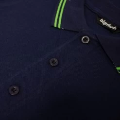 Bigdude Designer Tipped Polo Shirt Navy -Urban Fit Shop dc4446a1 img 8379