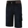 Bigdude Jersey Waistband Denim Shorts Black -Urban Fit Shop ddc13eaa bd23sh06 01 2