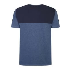 Bigdude Cut & Sew 2 Tone T-Shirt Denim Marl/Navy -Urban Fit Shop e0949d82 bd21ts05 09 denimmarl navy 2